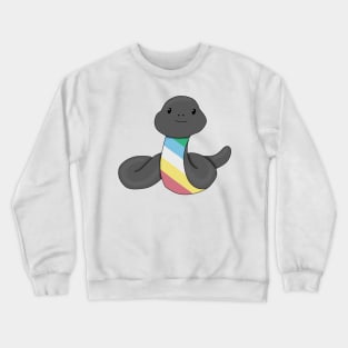 Disability pride flag snake Crewneck Sweatshirt